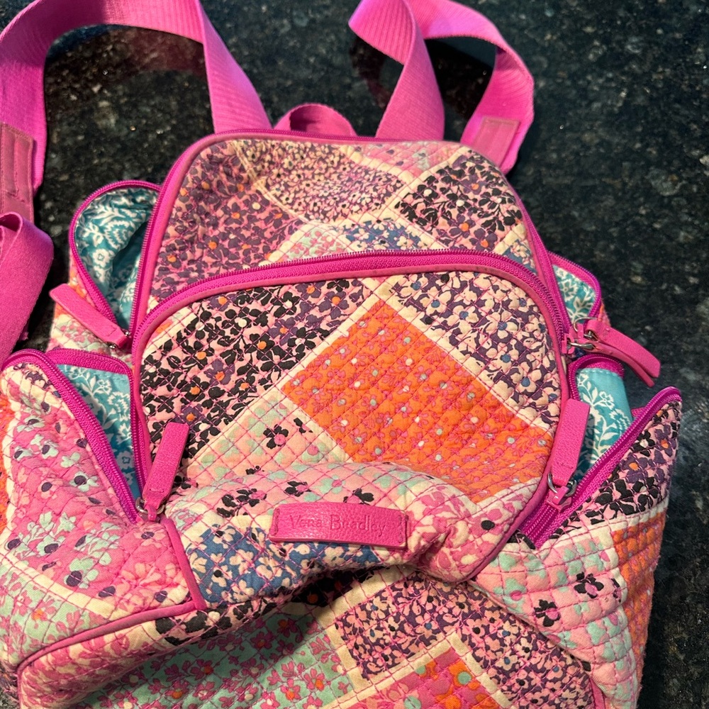 Vera Bradley Multicolor Patchwork Backpack - image 1
